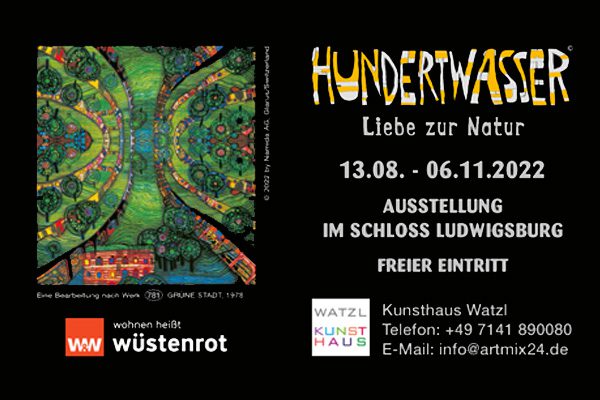 Hundertwasser Ausstellung in Ludwigsburg