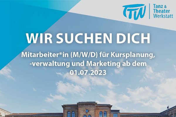 Mitarbeiter*in (w/m/d) für die Kursplanung, -verwaltung und Marketing